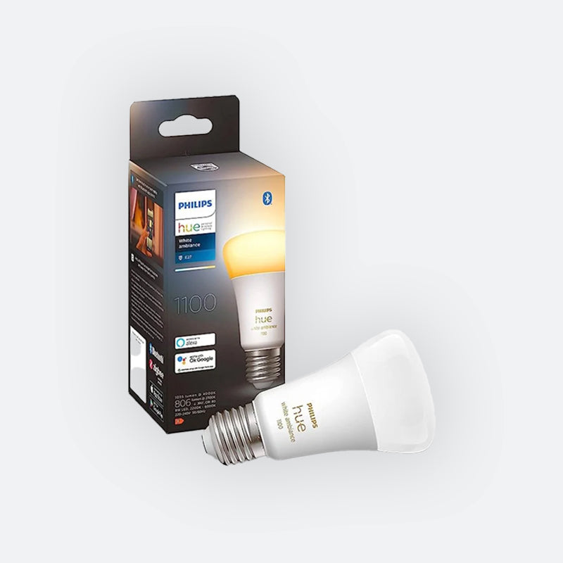 HE27 Hue White Ambiance A60 E27 White Smart Bulb 1100 Lumen