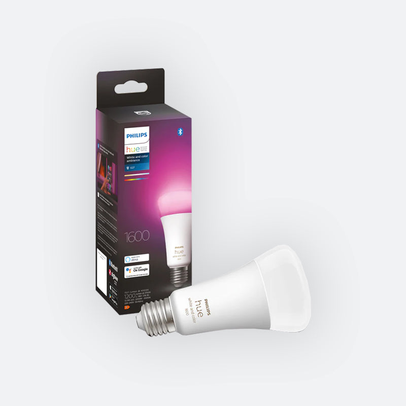 HE27 Hue White and Color Ambiance A60 E27 Smart Bulb 1600 Lumen