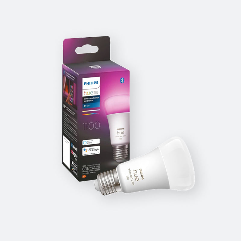 HE27 Hue White and Colour Ambiance A60 E27 Smart Bulb 1100 Lumen